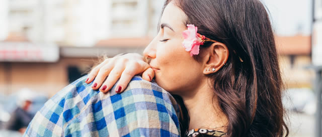 Forgiving couple in embrance Forgiving couple in embrance