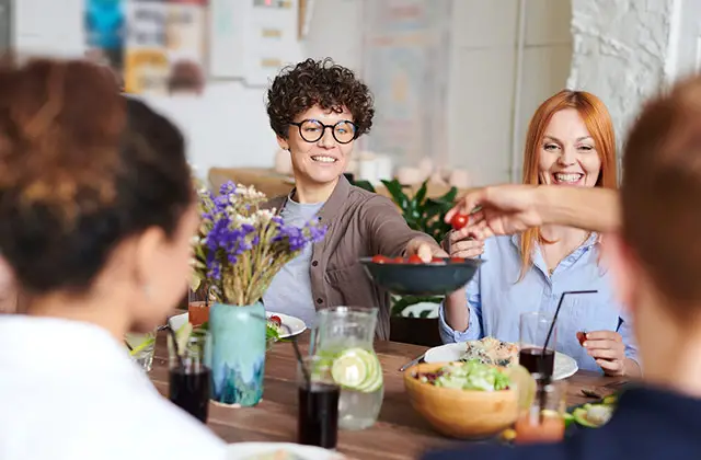 How to Make Him Commit to You - Lady spending time with her friends at a dinner How to Make Him Commit to You - Lady spending time with her friends at a dinner