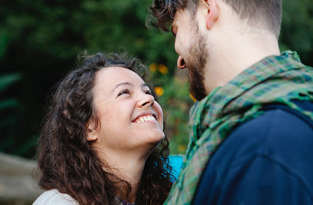 How Do You Know If You Truly Love Someone - Young lady looking and smiling at her guy