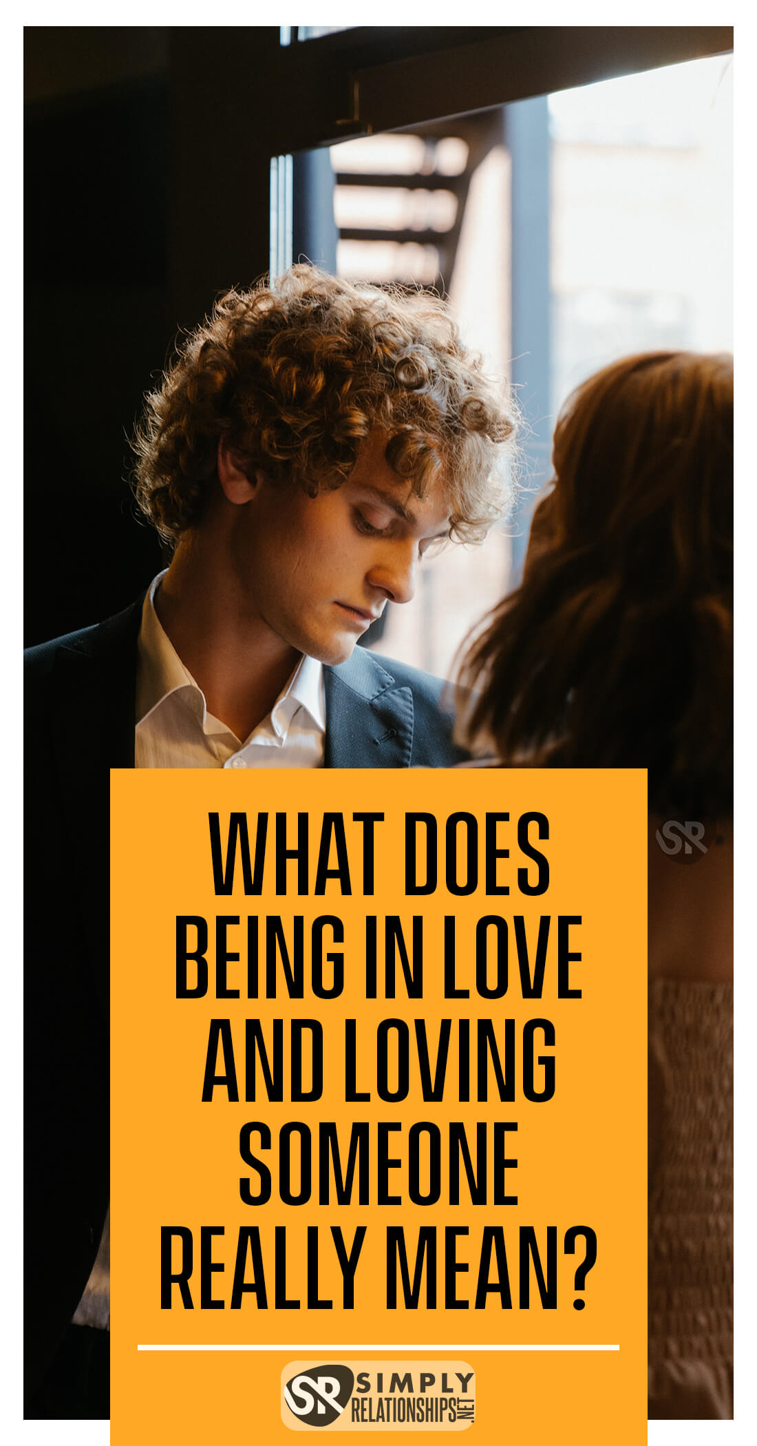 What Does Being in Love And Loving Someone Really Mean? Loving and being in love with someone differ in more than one way even though both create feelings of happiness. Knowing the real differences between these two types of love can help you decipher your feelings for someone. Here are some of the important differences to take not of about being in love with someone and actually loving someone.